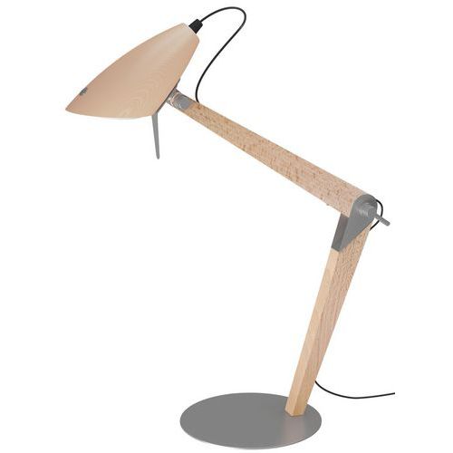 Lámpara de escritorio LED Lora roble/gris - Aluminor