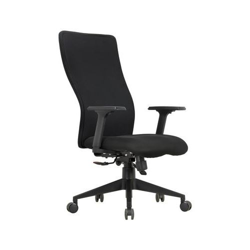 Silla de oficina Penelope con respaldo alto - Base negra - Manutan Expert
