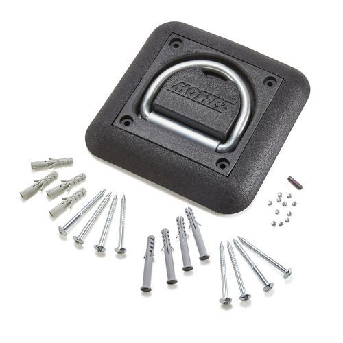 Zapata de anclaje de goma de neumático reciclada - Para insertar - Mottez