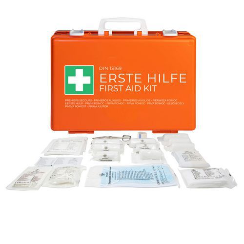 Kit de primeros auxilios naranja Medic 2 - DIN 13169 Kit de primeros auxilios naranja Medic 2 - DIN 13169