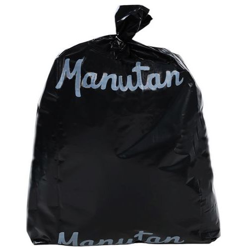 Bolsas de basura negras - Desechos ligeros - 60 a 160 L - Manutan Expert