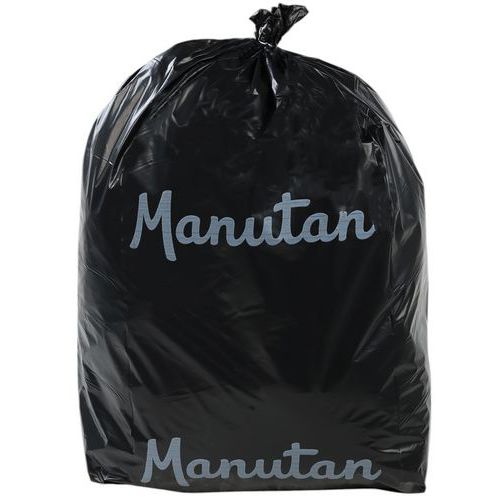 Bolsas de basura negras - Desechos ligeros - 60 a 160 L - Manutan Expert Bolsas de basura negras - Desechos ligeros - 60 a 160 L - Manutan Expert