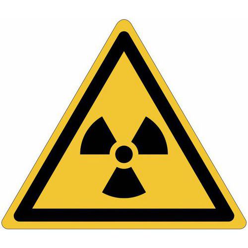 Señal de peligro - Materias radioactivas - PVC - Manutan Expert Señal de peligro - Materias radioactivas - PVC - Manutan Expert