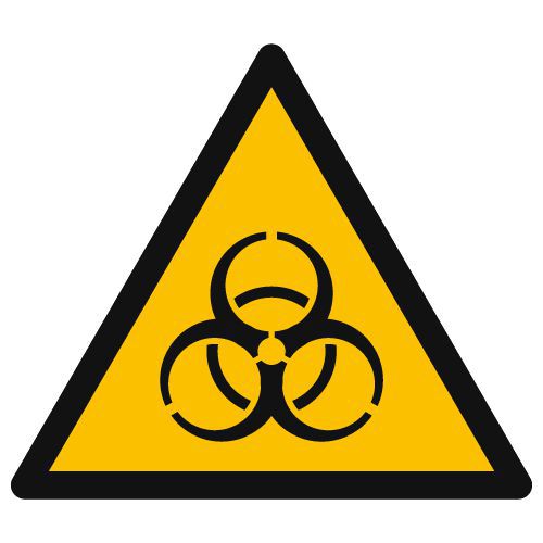 Señal de peligro - Riesgo biológico - PVC - Manutan Expert Señal de peligro - Riesgo biológico - PVC - Manutan Expert