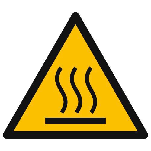 Señal de peligro - Superficie caliente - PVC - Manutan Expert