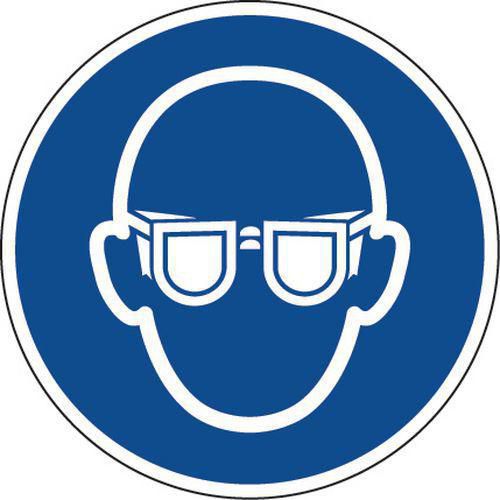 Señal - Gafas de seguridad obligatorias - PVC - Manutan Expert Señal - Gafas de seguridad obligatorias - PVC - Manutan Expert
