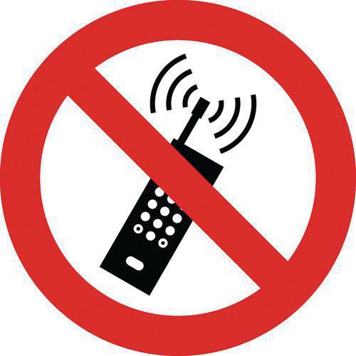 Señal - Prohibido activar el teléfono móvil - PVC - Manutan Expert Señal - Prohibido activar el teléfono móvil - PVC - Manutan Expert