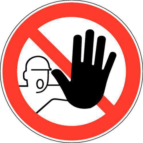 Señal - Acceso prohibido a personas no autorizadas - PVC -- Manutan Expert Señal - Acceso prohibido a personas no autorizadas - PVC -- Manutan Expert