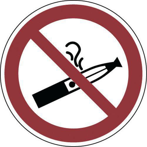 Señal de prohibición de vapear - PVC - Manutan Expert Señal de prohibición de vapear - PVC - Manutan Expert