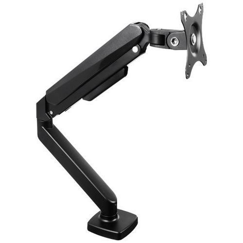 Brazo articulado y ergonómico negro para pantalla simple - Manutan Expert