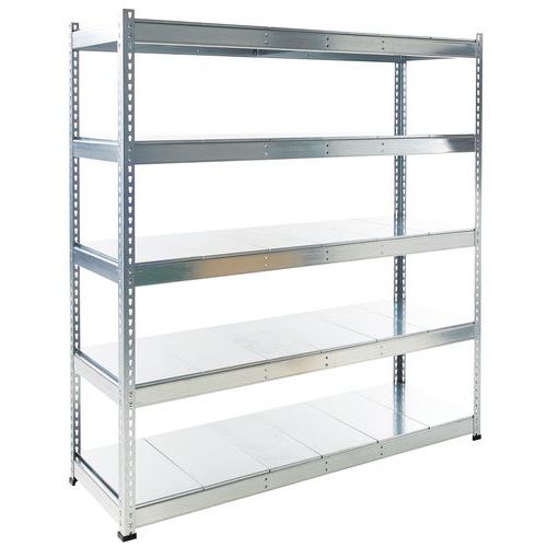 Estantería pesada Manutan Rapid 1 - Balda maciza de metal - Manutan Expert