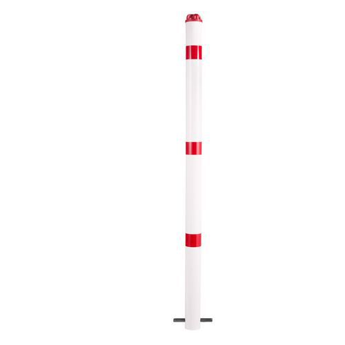 Poste de aluminio de 60 mm de diámetro con cabezal para cadena - Croso