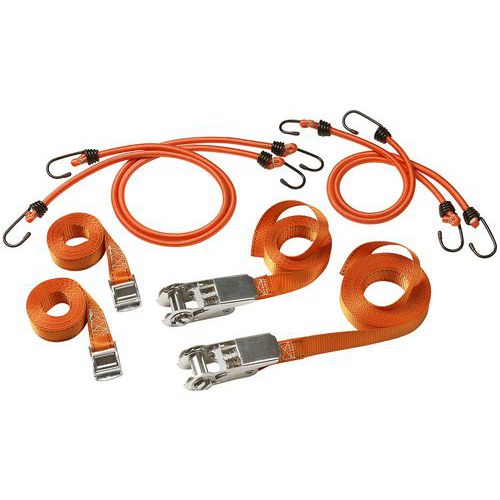 Juego de cuerdas elásticas y correas para mudanzas - Fast Link - Master Lock