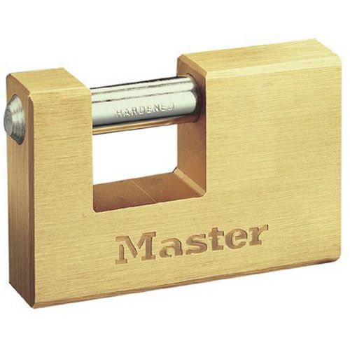 Candado de latón rectangular con llaves 607EURDCC - Master Lock