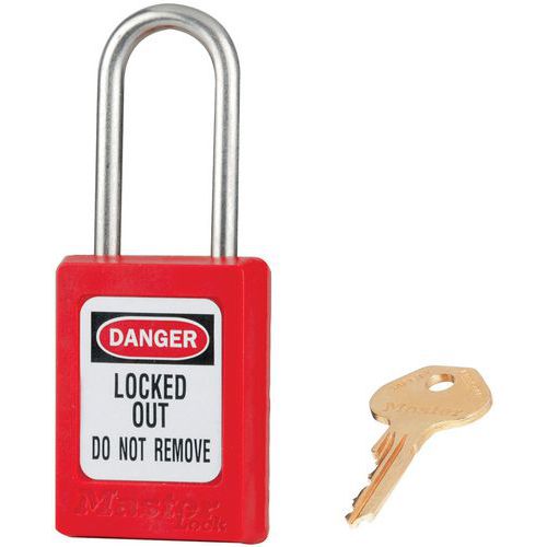 Candado de seguridad de arco fino S31RED - Master Lock