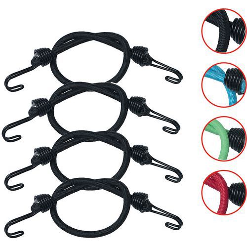 Mini cuerda elástica Twin Wire™ - Juego de 4 - Master Lock
