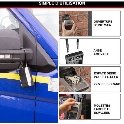 Caja de llaves con combinación 5482EURD - Master Lock