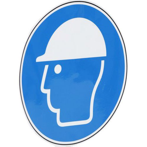 Panel de obligaciones - Casco de protección - Adhesivo - Manutan Expert