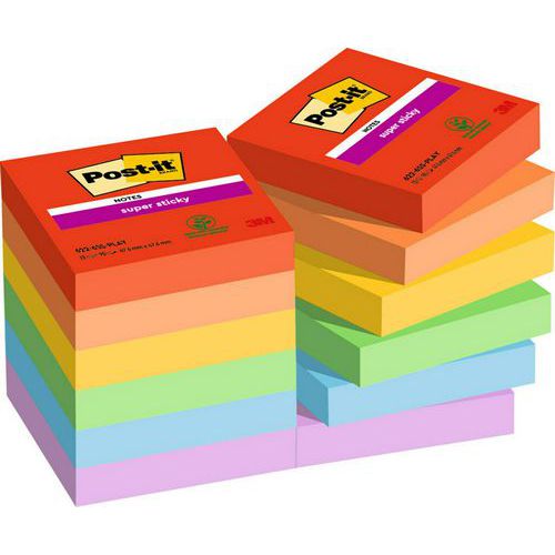 Notas Playful - Post-it Super Sticky