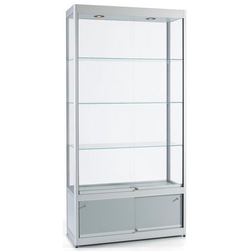 Vitrina de exposición con almacenamiento - 100×40×200 cm - Sarazino