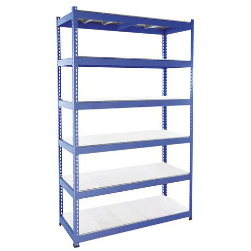 Estantería pesada Manutan Rapid 1 - Balda maciza de metal - Manutan Expert