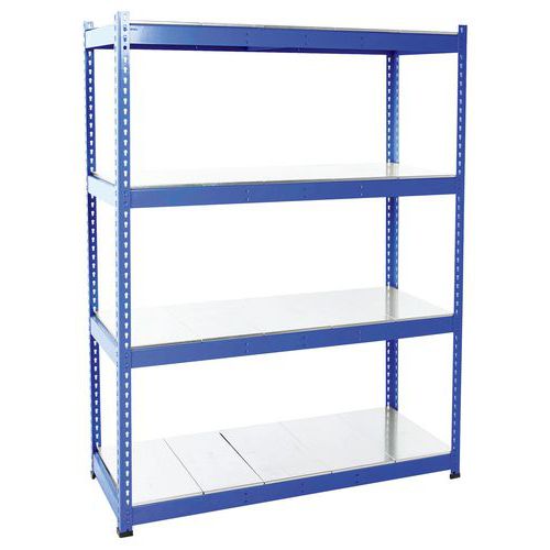 Estantería pesada Manutan Rapid 1 - Balda maciza de metal - Manutan Expert