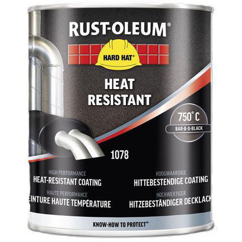 Pintura de acabado Hard Hat® alta temperatura 750 °C - Rust-Oleum