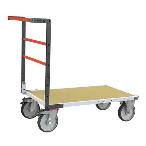 Carro con panel fijo, plataforma de MDF - Capacidad 600 kg - FIMM Carro con panel fijo, plataforma de MDF - Capacidad 600 kg - FIMM