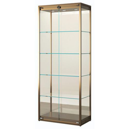 Vitrina de exposición alta - 75×45×190 cm - Sarazino Vitrines