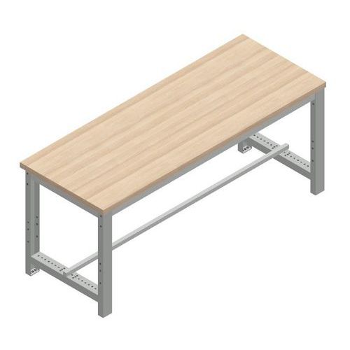 Banco de trabajo con tablero laminado - 800 kg - Manutan Expert Banco de trabajo con tablero laminado - 800 kg - Manutan Expert