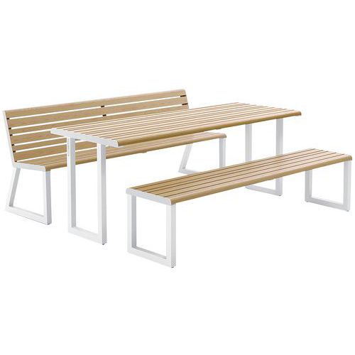 Mesa con estructura aérea, colección H24 - Diemmebi Mesa con estructura aérea, colección H24 - Diemmebi