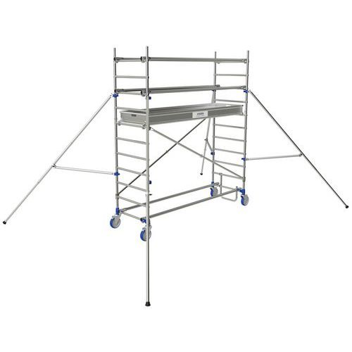 Andamio con ruedas Cross 250 de aluminio - Tubesca