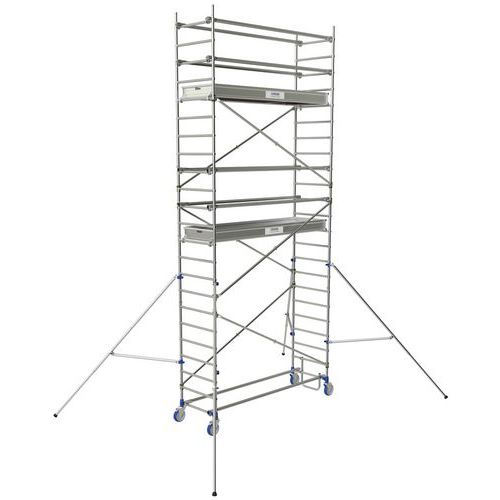 Andamio con ruedas Cross 250 de aluminio - Tubesca