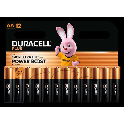 Pila alcalina AA Plus Powerboost - 12 unidades - Duracell Pila alcalina AA Plus Powerboost - 12 unidades - Duracell