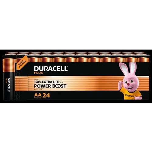 Pila alcalina AA Plus Powerboost - 24 unidades - Duracell Pila alcalina AA Plus Powerboost - 24 unidades - Duracell