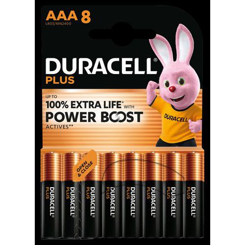 Pila alcalina AAA Plus Powerboost - 8 unidades - Duracell Pila alcalina AAA Plus Powerboost - 8 unidades - Duracell