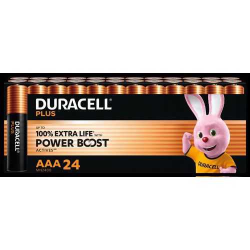 Pila alcalina AAA Plus Powerboost - 24 unidades - Duracell Pila alcalina AAA Plus Powerboost - 24 unidades - Duracell