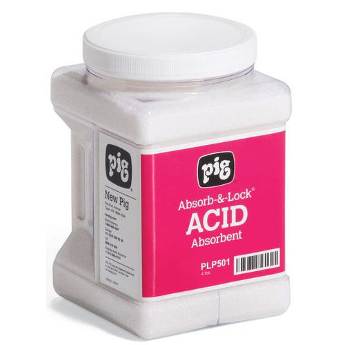 Absorbente PIG® Absorb-&-Lock® para ácidos - Pig