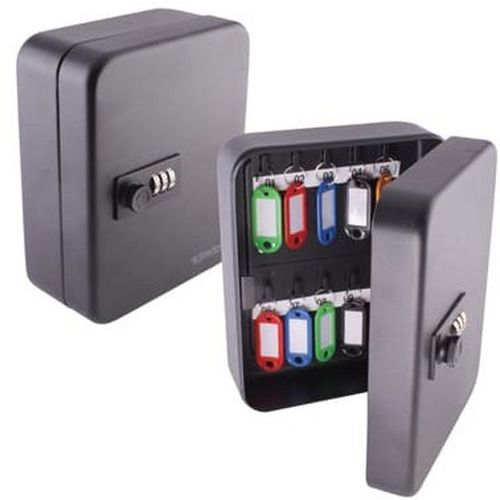 Caja de seguridad para llaves con cerradura de combinación - 20 llaves