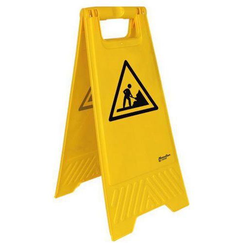 Caballete de señalización obras - Manutan Expert Caballete de señalización obras - Manutan Expert