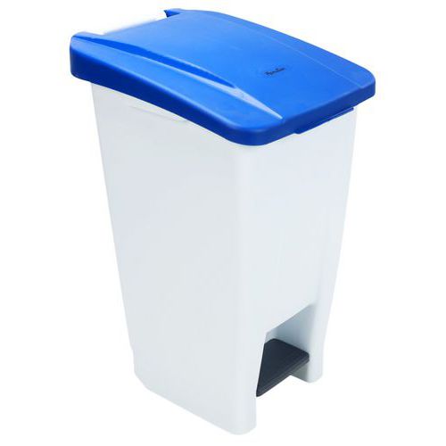 Cubo de basura móvil con pedal 60 L - Manutan Expert