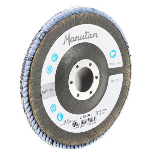 Disco de lijas abombado ø 125 mm - Manutan Expert