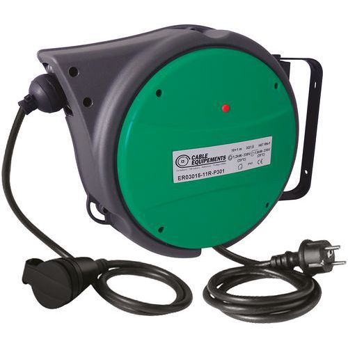 Enrollador autorretráctil - 3G1,5² con tomas NF