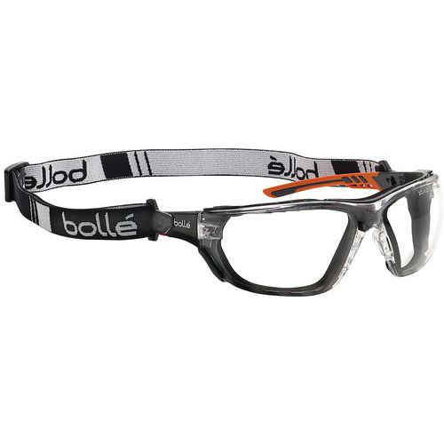 Gafas de seguridad incoloras Ness+ con espuma y cinta - Bollé safety