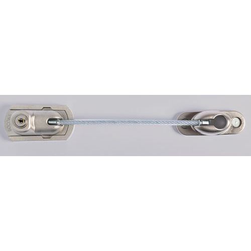 Tope de ventana de doble seguridad con cable - Vigicable - Socona