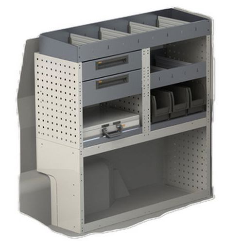 Mueble VU de aluminio para furgonetas - HABRIAL Manutention