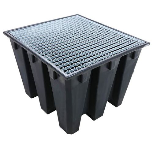 Bandeja colectora de PE reciclado - 1100 L - EMP