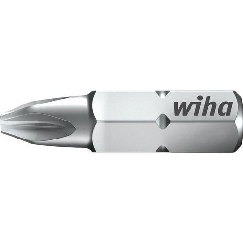 Caja de 20 puntas estándar Pozidriv 25 mm PZ2 - Wiha