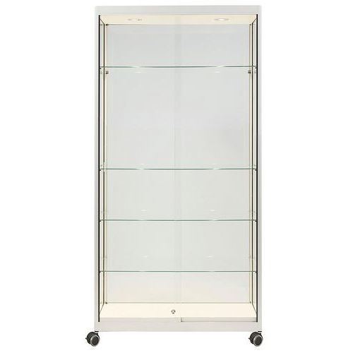 Vitrina alta con ruedas - 95×50×200 cm - Sarazino Vitrines