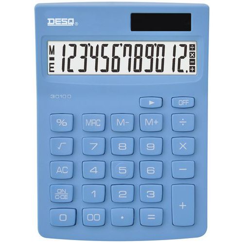 Calculadora compacta New Generation de 12 dígitos - Desq Calculadora compacta New Generation de 12 dígitos - Desq